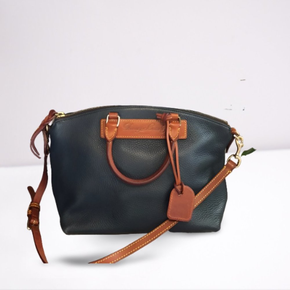 ๐ฏ%AUTHENTIC Dooney & Bourke Pebble Grain Satchel Large - Picture 1 of 9